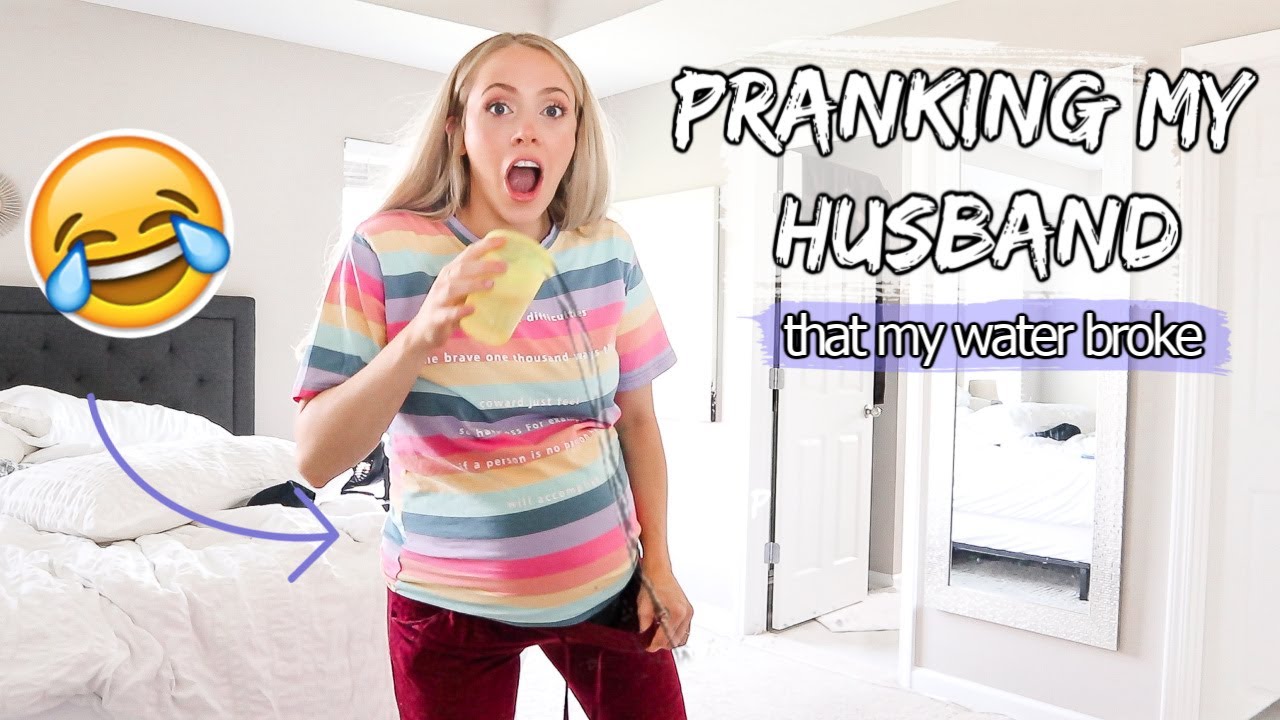 My Water Broke Prank On My Husband Pregnancy Prank 3 Youtube