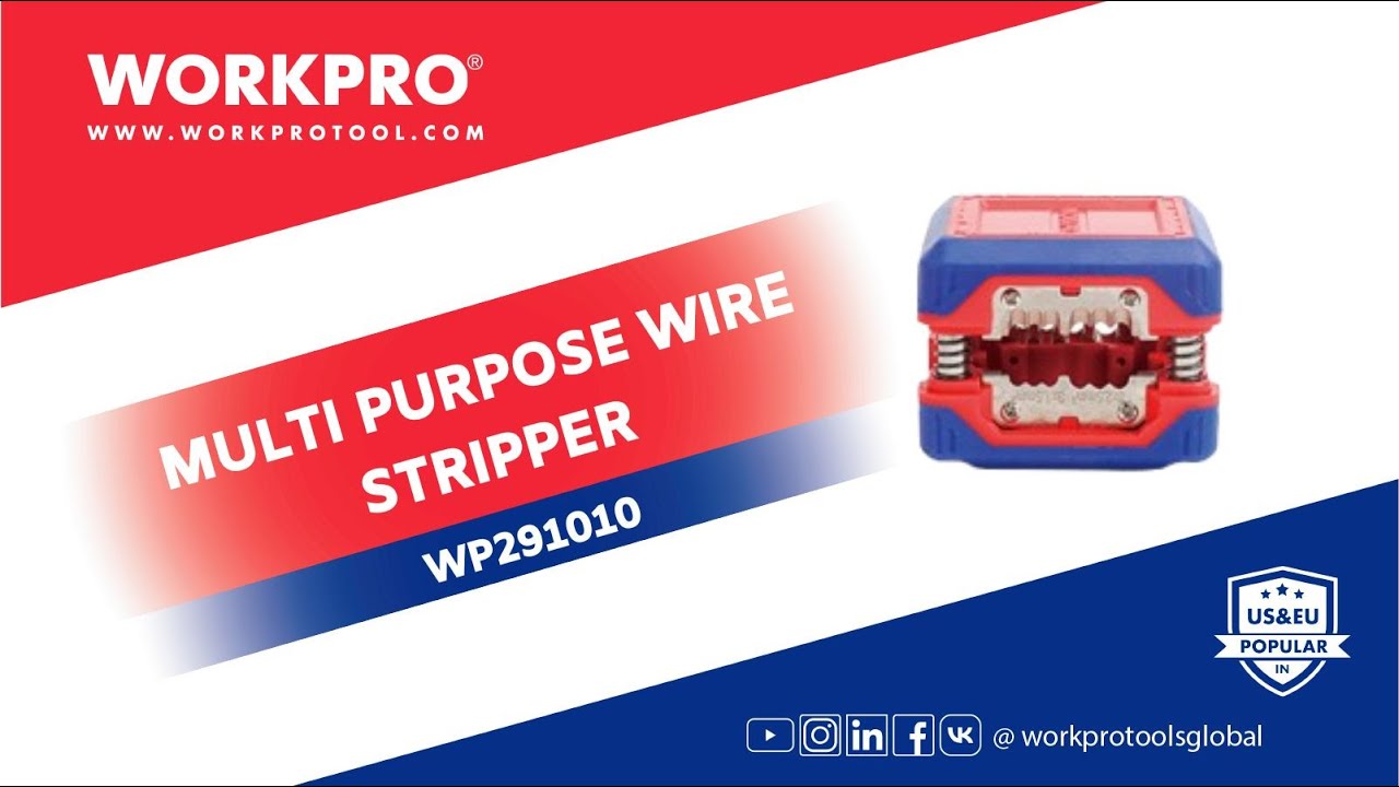 WORKPRO Magic Box | Wire Stripper Magic Box - WP291010 - YouTube