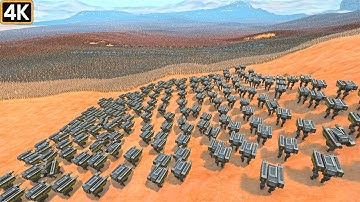 10,000 LANDMINES vs 4.3 MILLION Giant ZOMBIES Horde! (Feat. The HEROES Army) | UEBS 2