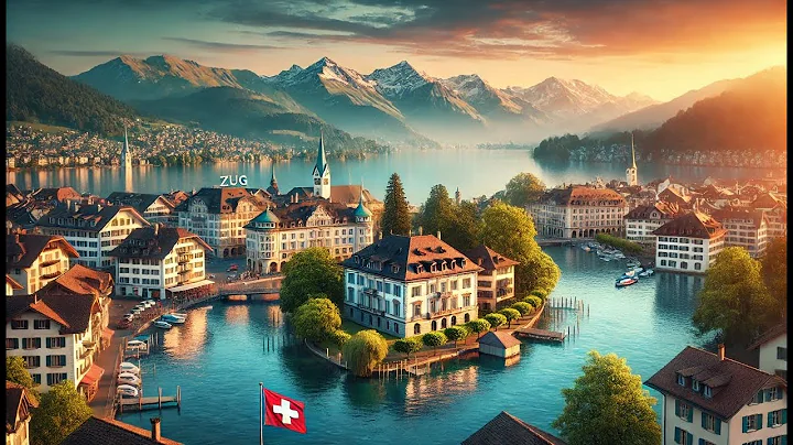 Switzerland 4K - Zug. Walking tour: Harmony of History, Nature and Melody