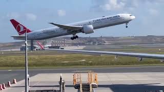 TURKISH AIRLINES BOEING 777 TAKEOFF AT ISTANBUL AIRPORT@CAOMN7 # 15