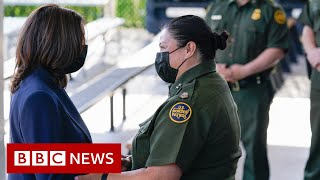 Vice-President Kamala Harris makes her first trip to border - BBC News