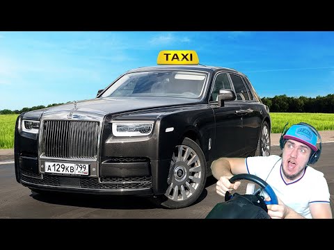 VIP ТАКСИ НА НОВОМ Rolls-Royce - RP CITY CAR DRIVING + РУЛЬ