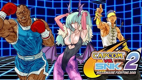 Capcom vs. SNK 2: Mark of the Millennium 2001 - Balrog/Yun/Morrigan - Arcade Mode Playthrough