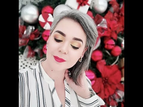 maquillaje de ojos LOOK SENCILLO Y ELEGANTE FIN DE AÑO- PALETA FLAMINGO