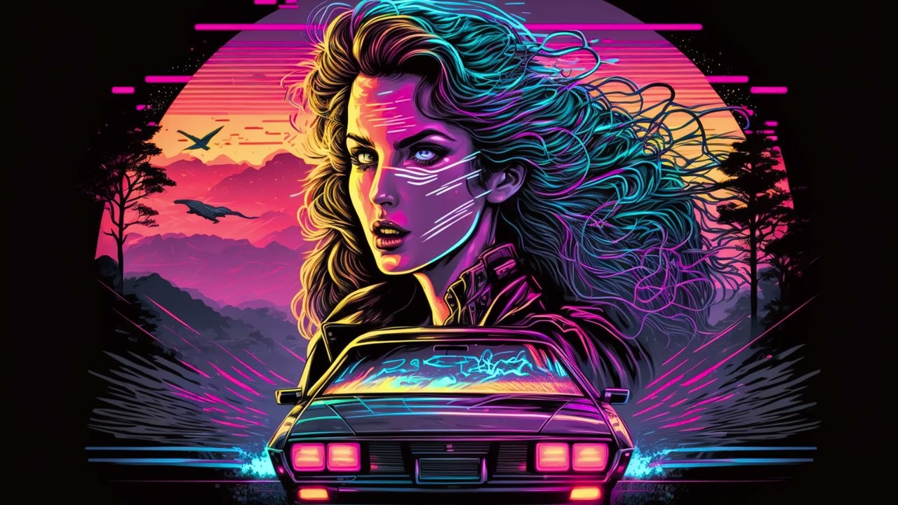 Juno Waves - Bedroom Movie Poster 🪐 (Synthwave // Retrowave)