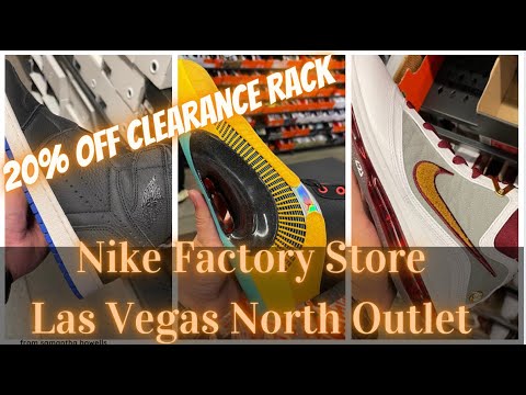 Disco Fascinante relajarse Nike Factory Store Las Vegas Premium Outlets - North (Vlog) - Lebron, Kobe  and Air Jordans - SALE!!! - YouTube