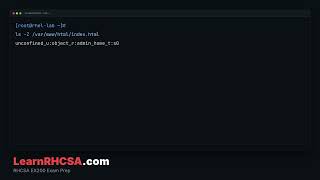 RHCSA Quick Tip: Restorecon | Security