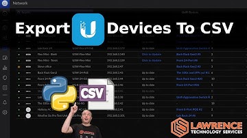 Python Code For Exporting UniFi Devices to CSV