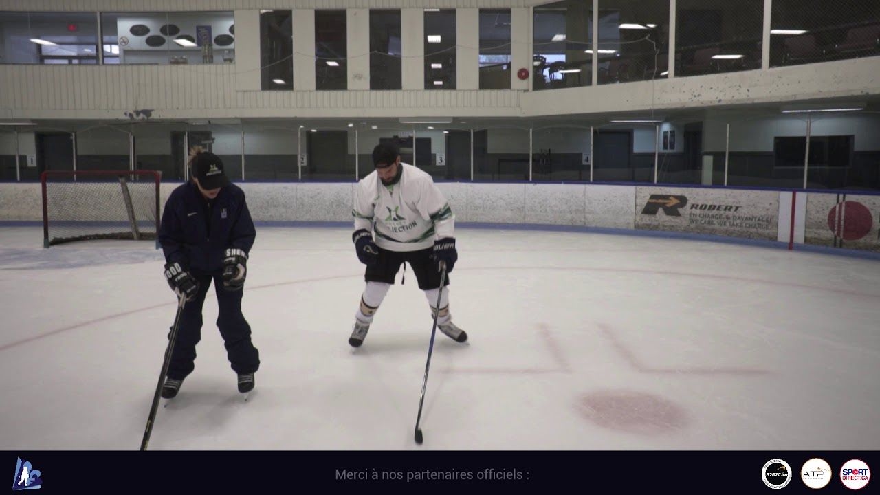Exercices de patin sur glace (Croisements avants)