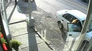 Security Camera Catches Newspaper thief