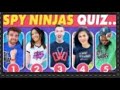 Guess SPY NINJAS &amp; YOUTUBERS Voice! 👑🔊 Chad Wild Clay Vy Qwaint Daniel Regina Daniela Rebecca Zamolo