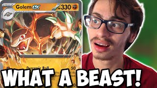 Golem ex Is An ABSOLUTE Beast! It Gets Stronger Every Turn & Abuses Cheryl! 151 PTCGL