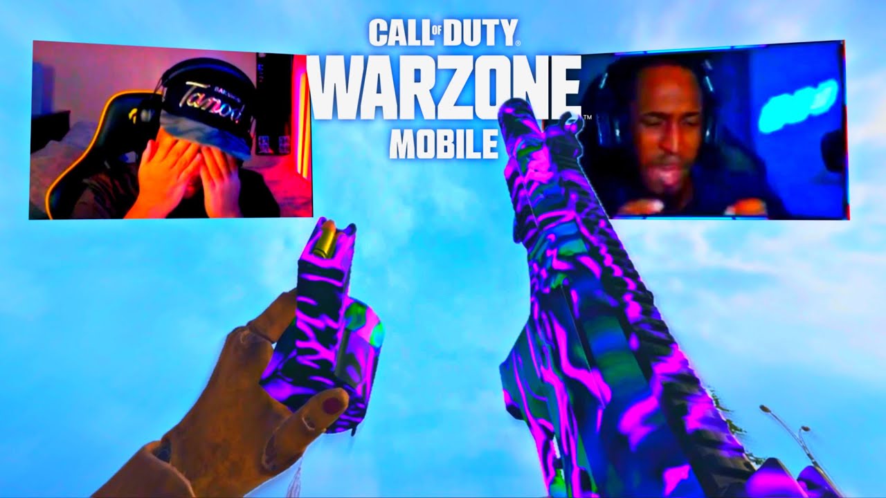 KILLING STREAMERS with MOVEMENT on WARZONE MOBILE (Both POV's) - YouTube