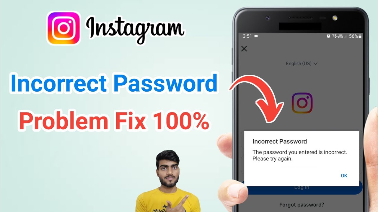 How To Fix Incorrect Password on Instagram 
