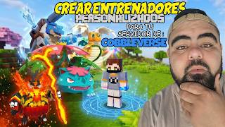 CREA ENTRENADORES PRO en COBBLEMON🔥 Easy NPC + Cobblemon Trainer Battle 🔥