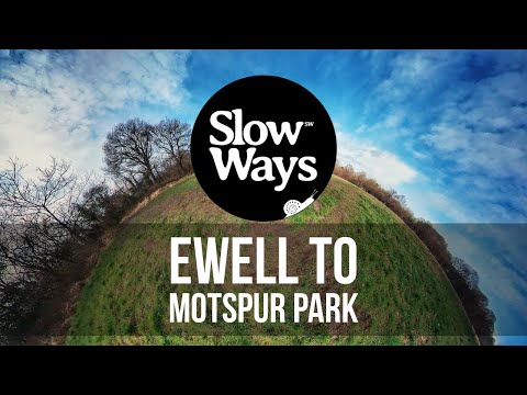 Walking Slow Ways route from Ewell to Motspur Park