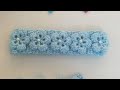 بندانه كروشيه 3D بالورود ....  crochet flowers 3D headband