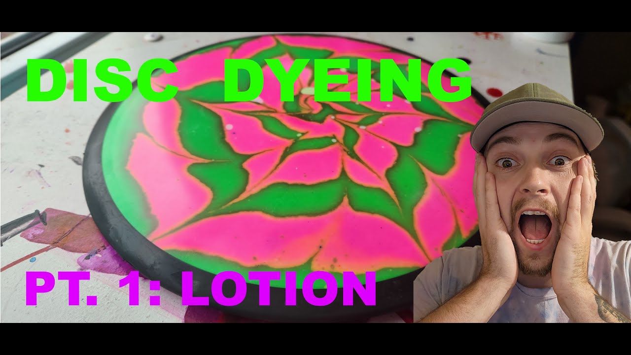 DISC DYEING Lotion for Beginners YouTube