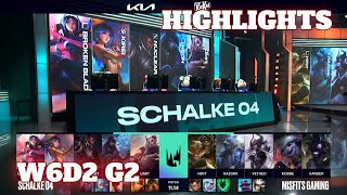 S04 vs MSF - Highlights | Week 6 Day 2 S11 LEC Summer 2021 | Schalke 04 vs Misfits