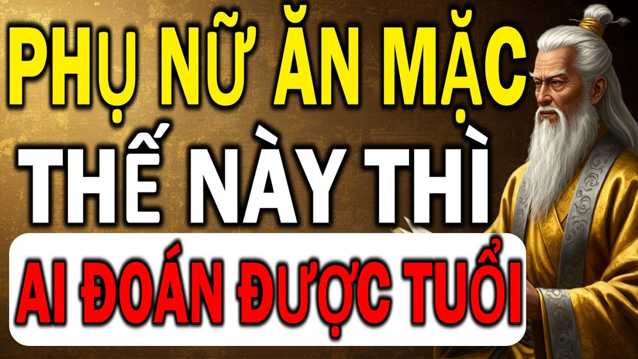 Cổ Nhân Dạy: Phụ Nữ Ăn Mặc Thế Này Thì Người Khác Không Đoán Được Tuổi | Tinh Hoa Cổ Nhân