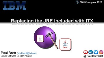 Replacing the JRE included with ITX