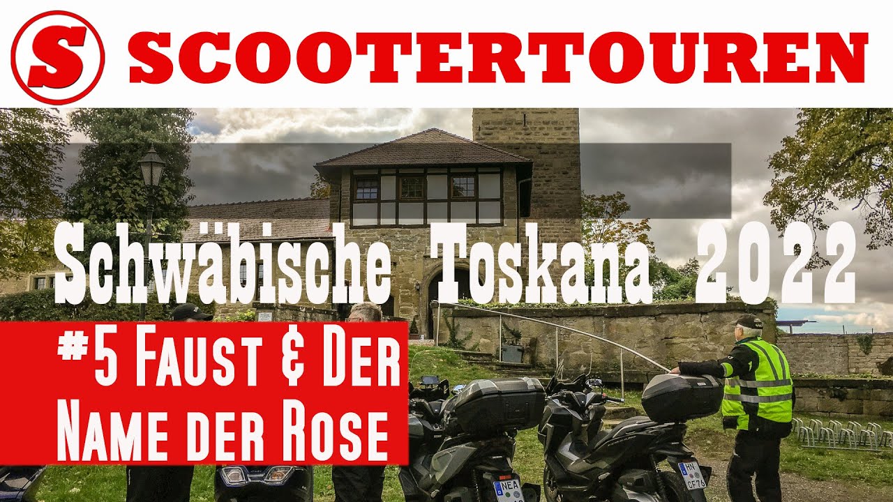 Schwäbische Toskana 2022 #5 | Faust | Name der Rose | Schloss | Kurvenrausch