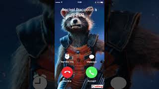 Rocket Raccoon is calling... #shorts