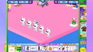 My Webkinz Easter Room!!! :D
