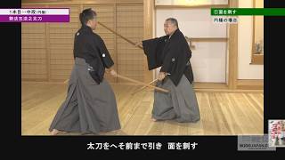 二天一流・宮田和宏先生【勢法五法之太刀…中段（円極）】宮本武蔵の剣