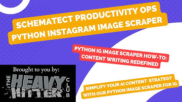 Schematect Productivity Ops - Instagram Image Scraper
