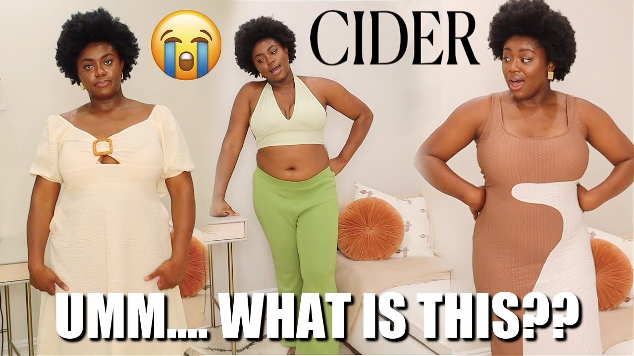 I SPENT 400 ON CIDER CLOTHING AND WE NEED TO TALK😡Try On Haul