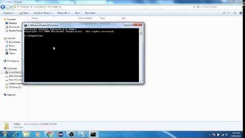 How to print folder structure using windows command prompt