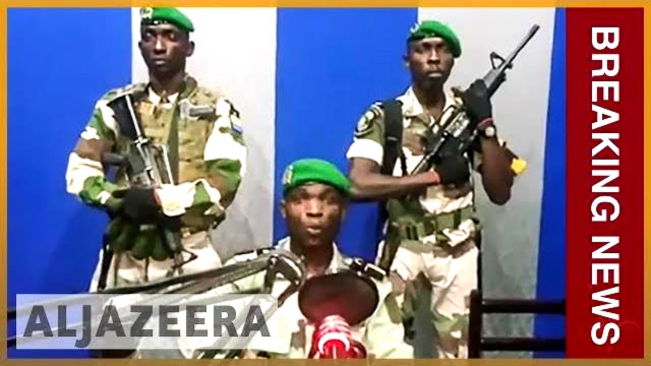 🇬🇦 جنود من الغابون يستولون على محطة الإذاعة الوطنية في محاولة انقلاب | الجزيرة الإنجليزية