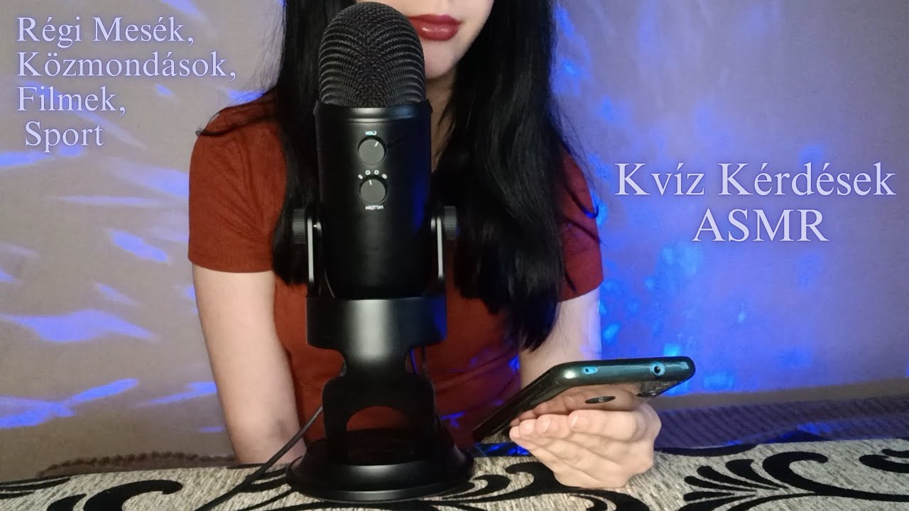 Magyar ASMR | Kvíz Kérdések💙🪿⚽ (Régi Mesék, Közmondások, Filmek, Sport) #asmr #magyarasmr #asmrvideo