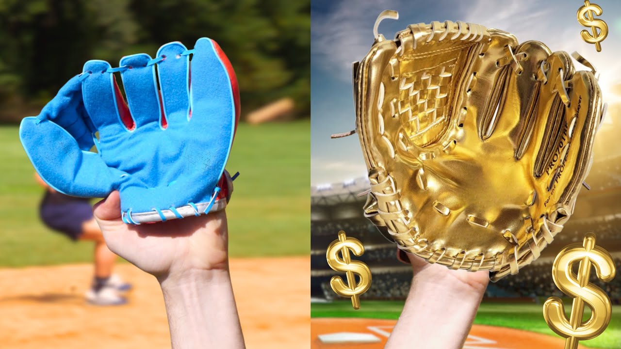 ⁣$1 Vs. $1000 Baseball Glove
