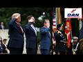 President Trump, VP Vance, and Secretary of War Hegseth Stand in Tribute for Memorial Day