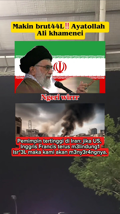 Ketegasan sosok Ayatollah Ali Khamenei!#presideniran #khamenei #news #beritaterkini #shorts #fyp