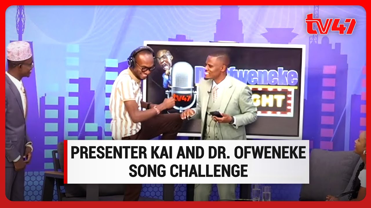 Presenter Kai and Dr. Ofweneke song challenge; Can Dr. Ofweneke sing? | 