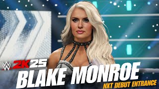 Wwe2K25 Blake Monroe 25 Nxt Debut Entrance W Theme, Gfx Pack & Nameplate