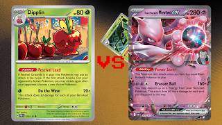 Mewtwo VS Dipplin - Pokémon TCG Gameplay + commentary