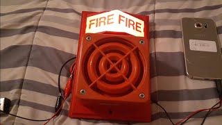 Simplex 2903-9002 + 4090-91 Fire Alarm Speaker Light With Voice Evac Message
