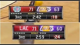 Nba given the wrong team score after rajon rondo and lou williams 3
pointers. scoreboard fail (lakers vs clippers)2018 thanks for
watching, outro cre...