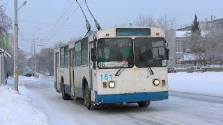 Троллейбус Екатеринбурга Зиу-682Г [Г00] Борт. №161 Маршрут №36 На Остановке 