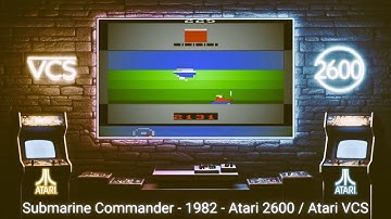 Submarine Commander - 1982 - Atari 2600 ( Atari VCS )