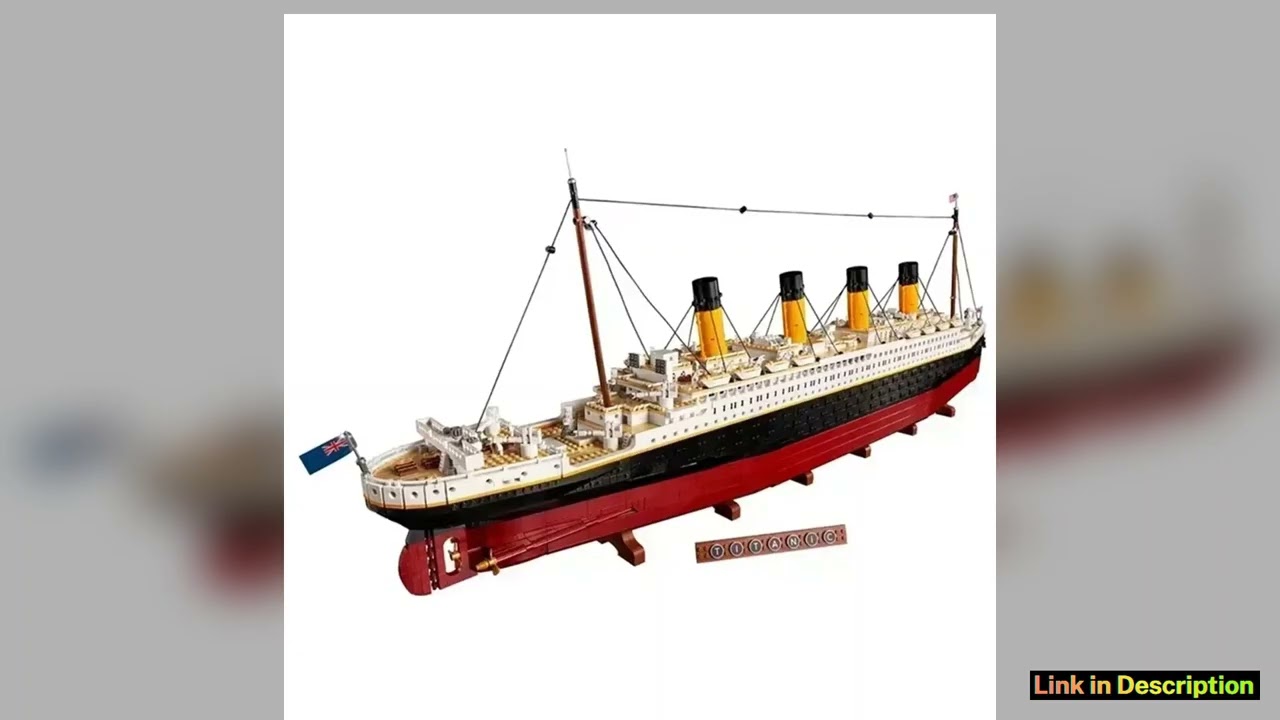 Kalein Classic movie Titanic 9090pcs luxury cruise ship model building blocks 10294 giant