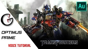Optimus Prime(Transformers) Voice Effect Adobe Audition Tutorial! | vfx Giant