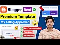 Best blogger template for adsense approval 2023  premium blogger template free download