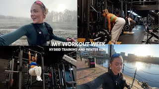 WEEKS WORTH OF WORKOUTS | hybrid training, weighted sessions and winter runs | HUGE GIVEAWAY