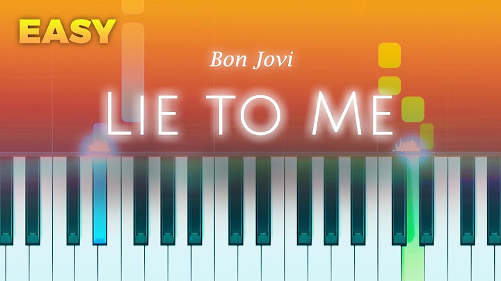 Lie to Me Piano version - Piano performance video thumbnail